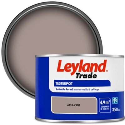 Leyland Trade Vinyl Matt Walls & Ceilings Emulsion Paint (4010-Y90R) 350ml Tester