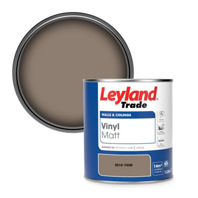 Leyland Trade Vinyl Matt Walls & Ceilings Emulsion Paint (5010-Y60R) 1L