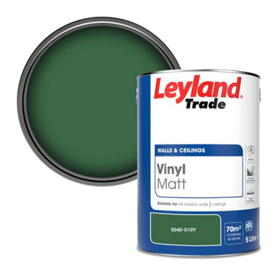 Leyland Trade Vinyl Matt Walls & Ceilings Emulsion Paint (5040-G10Y) 5L