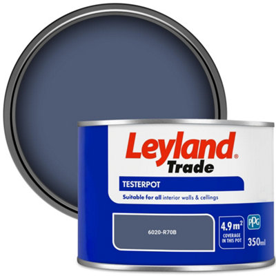 Leyland Trade Vinyl Matt Walls & Ceilings Emulsion Paint (6020-R70B) 350ml Tester