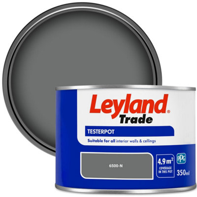 Leyland Trade Vinyl Matt Walls & Ceilings Emulsion Paint (6500-N) 350ml Tester