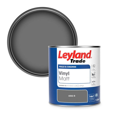 Leyland Trade Vinyl Matt Walls & Ceilings Emulsion Paint (6502-R) 1L
