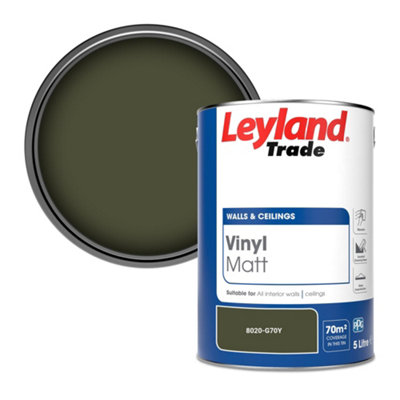 Leyland Trade Vinyl Matt Walls & Ceilings Emulsion Paint (8020-G70Y) 5L