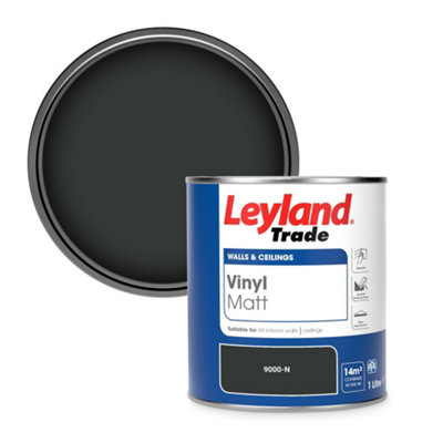 Leyland Trade Vinyl Matt Walls & Ceilings Emulsion Paint (9000-N) 1L