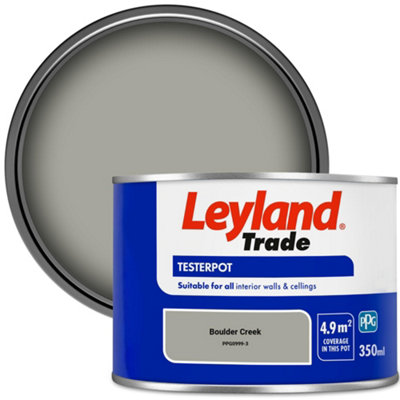 Leyland Trade Vinyl Matt Walls & Ceilings Emulsion Paint Boulder Creek (PPG0999-3) 350ml Tester