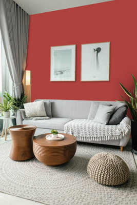 Leyland Trade Vinyl Matt Walls & Ceilings Emulsion Paint Burnt Red