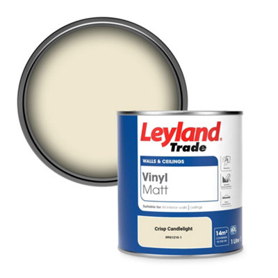 Leyland Trade Vinyl Matt Walls & Ceilings Emulsion Paint Crisp ...