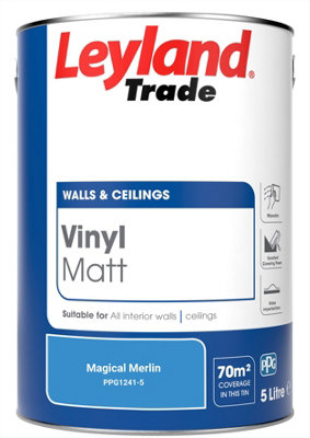 Leyland Trade Vinyl Matt Walls & Ceilings Emulsion Paint Magical Merlin ...
