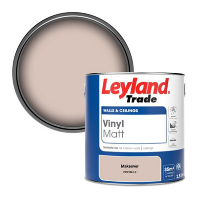 Leyland Trade Vinyl Matt Walls & Ceilings Emulsion Paint Makeover (PPG1061-3) 2.5L