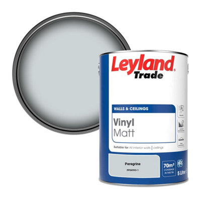 Leyland Trade Vinyl Matt Walls & Ceilings Emulsion Paint Peregrine (PPG0993-1) 5L