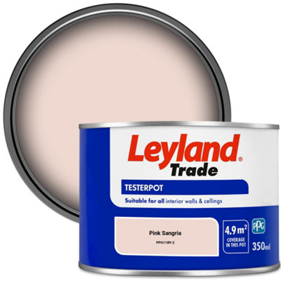 Leyland Trade Vinyl Matt Walls & Ceilings Emulsion Paint Pink Sangria (PPG1189-2) 350ml Tester
