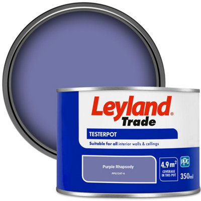 Leyland Trade Vinyl Matt Walls & Ceilings Emulsion Paint Purple ...