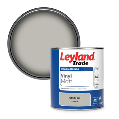 Leyland Trade Vinyl Matt Walls & Ceilings Emulsion Paint Rabbit's Ear ...
