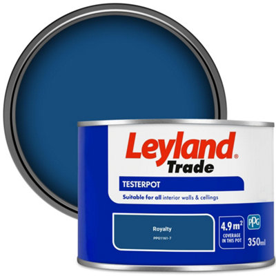 Leyland Trade Vinyl Matt Walls & Ceilings Emulsion Paint Royalty (PPG1161-7) 350ml Tester