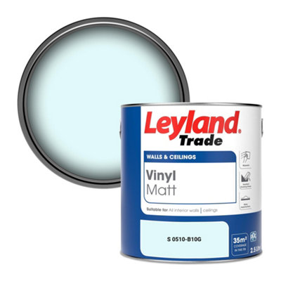 Leyland Trade Vinyl Matt Walls & Ceilings Emulsion Paint (S 0510-B10G) 2.5L