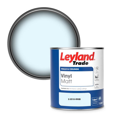 Leyland Trade Vinyl Matt Walls & Ceilings Emulsion Paint (S 0510-R90B) 1L