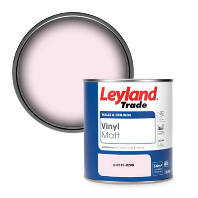 Leyland Trade Vinyl Matt Walls & Ceilings Emulsion Paint (S 0515-R20B) 1L