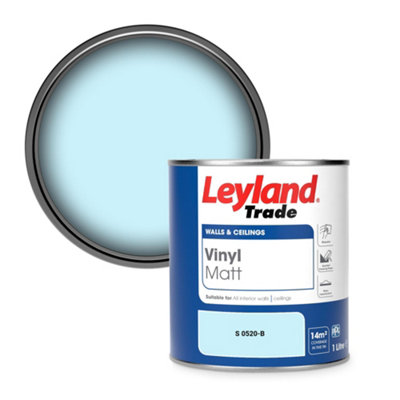Leyland Trade Vinyl Matt Walls & Ceilings Emulsion Paint (S 0520-B) 1L