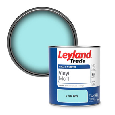 Leyland Trade Vinyl Matt Walls & Ceilings Emulsion Paint (S 0530-B30G) 1L