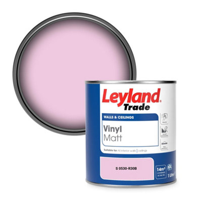 Leyland Trade Vinyl Matt Walls & Ceilings Emulsion Paint (S 0530-R30B) 1L