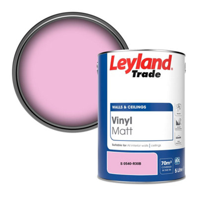 Leyland Trade Vinyl Matt Walls & Ceilings Emulsion Paint (S 0540-R30B) 5L