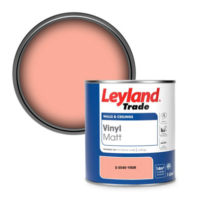 Leyland Trade Vinyl Matt Walls & Ceilings Emulsion Paint (S 0540-Y80R) 1L