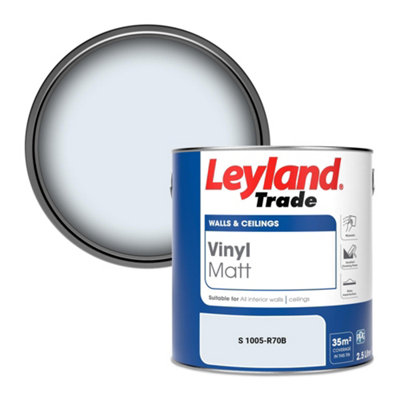 Leyland Trade Vinyl Matt Walls & Ceilings Emulsion Paint (S 1005-R70B) 2.5L