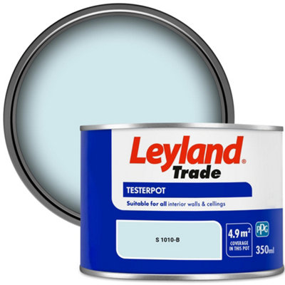 Leyland Trade Vinyl Matt Walls & Ceilings Emulsion Paint (S 1010-B) 350ml Tester