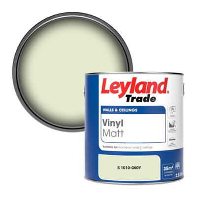 Leyland Trade Vinyl Matt Walls & Ceilings Emulsion Paint (S 1010-G60Y) 2.5L