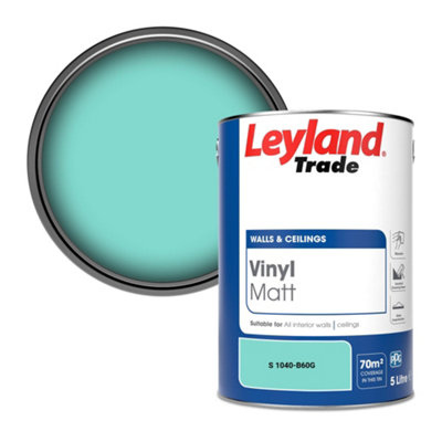 Leyland Trade Vinyl Matt Walls & Ceilings Emulsion Paint (S 1040-B60G) 5L