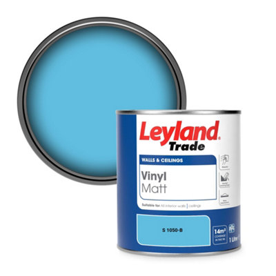 Leyland Trade Vinyl Matt Walls & Ceilings Emulsion Paint (S 1050-B) 1L