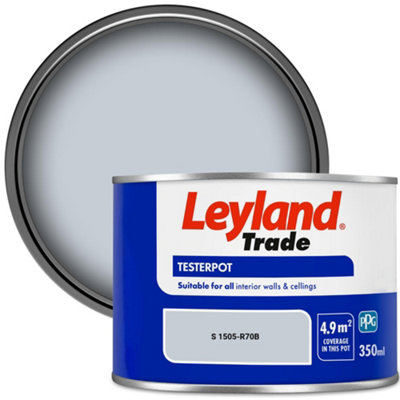 Leyland Trade Vinyl Matt Walls & Ceilings Emulsion Paint (S 1505-R70B) 350ml Tester