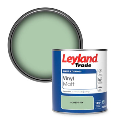 Leyland Trade Vinyl Matt Walls & Ceilings Emulsion Paint (S 2020-G10Y) 1L
