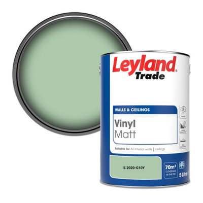 Leyland Trade Vinyl Matt Walls & Ceilings Emulsion Paint (S 2020-G10Y) 5L