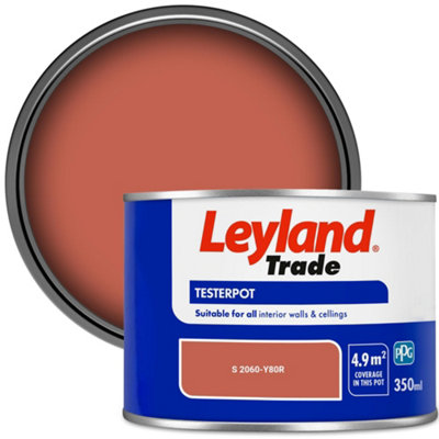 Leyland Trade Vinyl Matt Walls & Ceilings Emulsion Paint (S 2060-Y80R) 350ml Tester