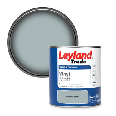 Leyland Trade Vinyl Matt Walls & Ceilings Emulsion Paint (S 3005-B20G) 1L