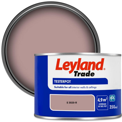 Leyland Trade Vinyl Matt Walls & Ceilings Emulsion Paint (S 3020-R) 350ml Tester