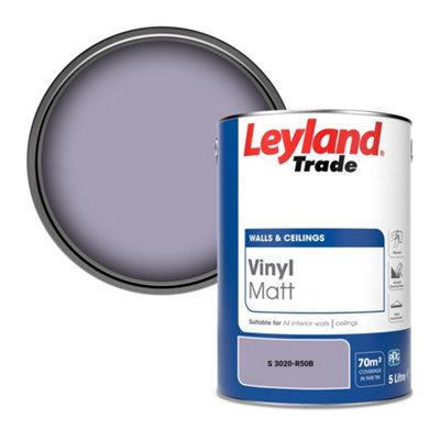 Leyland Trade Vinyl Matt Walls & Ceilings Emulsion Paint (S 3020-R50B) 5L