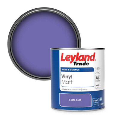 Leyland Trade Vinyl Matt Walls & Ceilings Emulsion Paint (S 3050-R60B) 1L