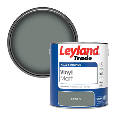 Leyland Trade Vinyl Matt Walls & Ceilings Emulsion Paint (S 5005-G) 2.5L