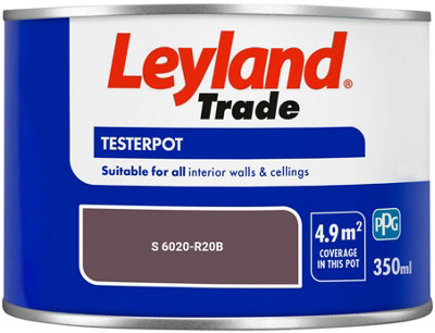 Leyland Trade Vinyl Matt Walls & Ceilings Emulsion Paint (S 6020-R20B ...