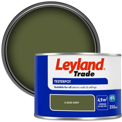 Leyland Trade Vinyl Matt Walls & Ceilings Emulsion Paint (S 6030-G50Y) 350ml Tester