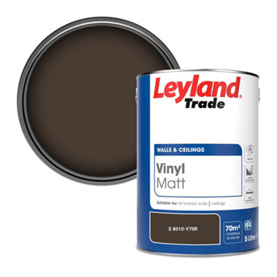 Leyland Trade Vinyl Matt Walls & Ceilings Emulsion Paint (S 8010-Y70R) 5L