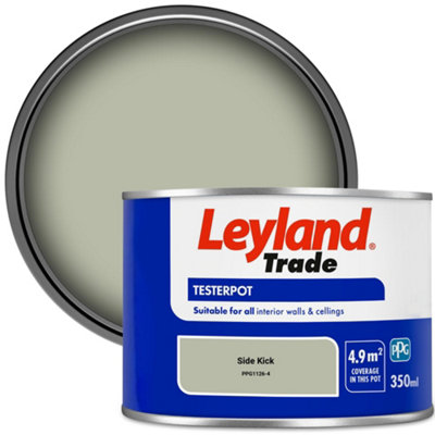 Leyland Trade Vinyl Matt Walls & Ceilings Emulsion Paint Side Kick (PPG1126-4) 350ml Tester