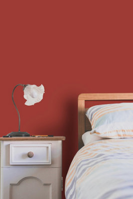 Leyland Trade Vinyl Matt Walls & Ceilings Emulsion Paint Signal Red (RAL 3001) 5L