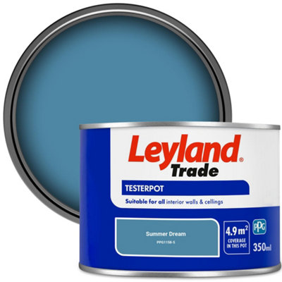 Leyland Trade Vinyl Matt Walls & Ceilings Emulsion Paint Summer Dream (PPG1158-5) 350ml Tester