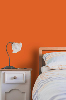 Leyland Trade Vinyl Matt Walls & Ceilings Emulsion Paint Traffic Orange (RAL 2009) 2.5L