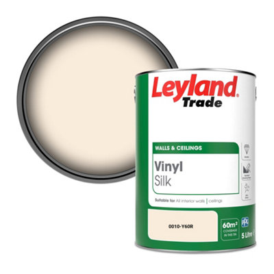 Leyland Trade Vinyl Silk Walls & Ceilings Emulsion Paint (0010-Y60R) - 5L
