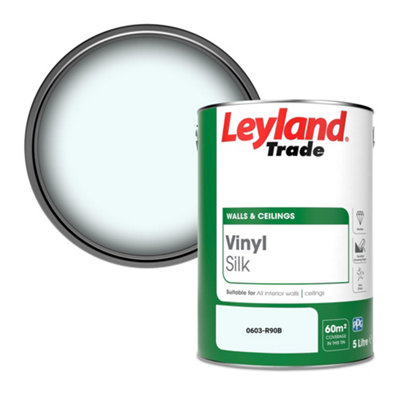Leyland Trade Vinyl Silk Walls & Ceilings Emulsion Paint (0603-R90B) - 5L