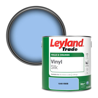 Leyland Trade Vinyl Silk Walls & Ceilings Emulsion Paint (1040-R80B) - 2.5L